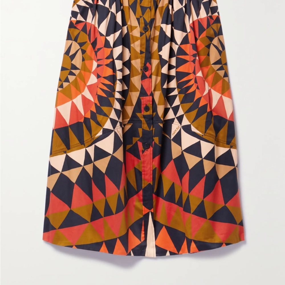 FARM Rio Multicolor Geometric A-Line Skirt - Picture 3 of 4